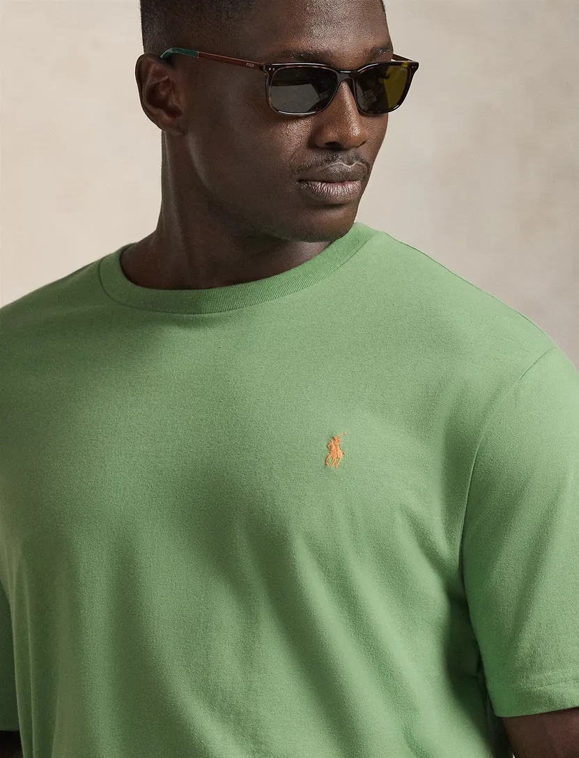 Polo Ralph Lauren t-shirt big en tall groen katoen ronde hals
