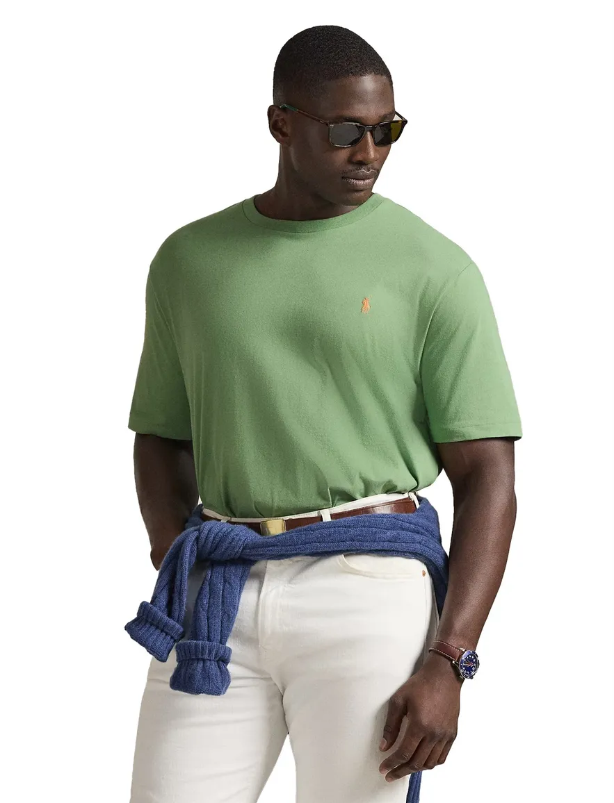Polo Ralph Lauren t-shirt big en tall groen katoen