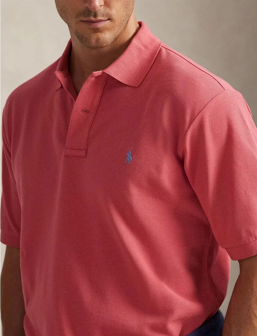 Polo Ralph Lauren Big & Tall poloshirt korte mouw roze pique