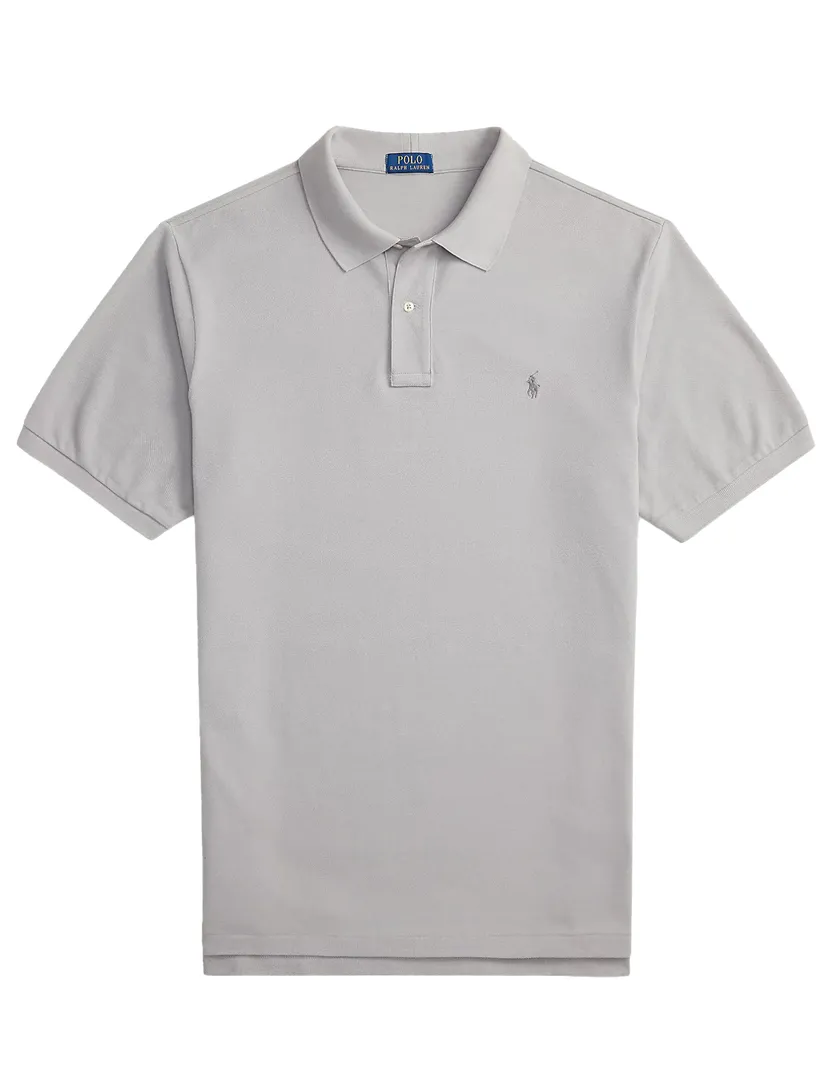 polo big en tall Polo Ralph Lauren grijs korte mouw