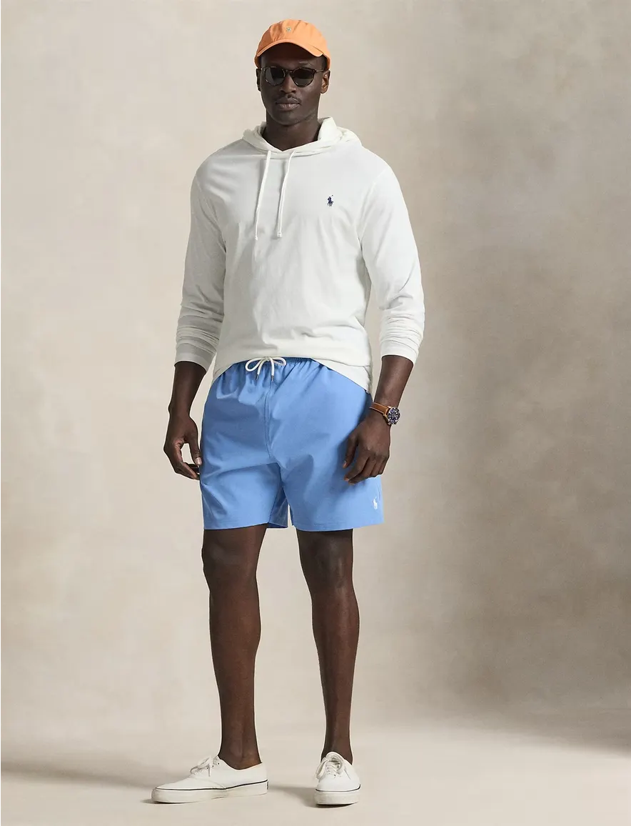 Polo Ralph Lauren zwembroek blauw en wit 100% polyester