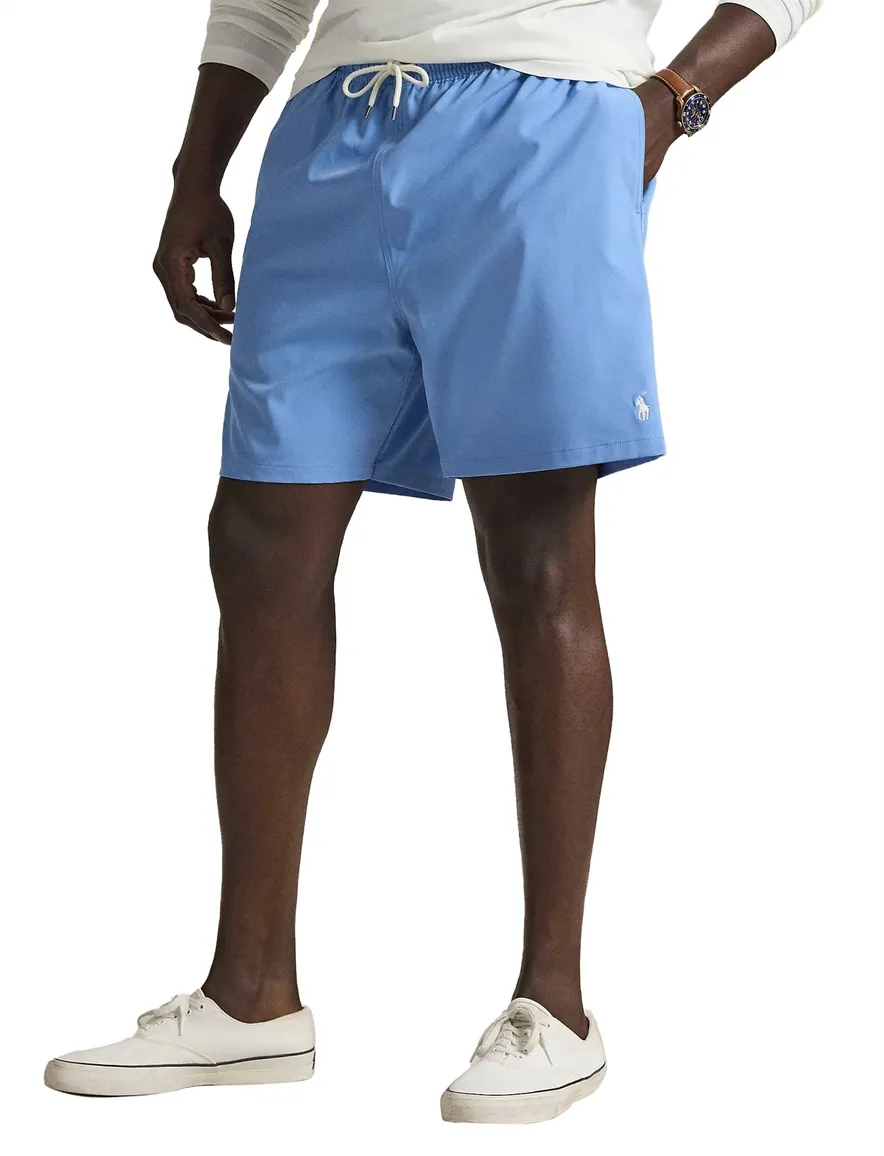 Polo Ralph Lauren zwembroek blauw en wit 100% polyester