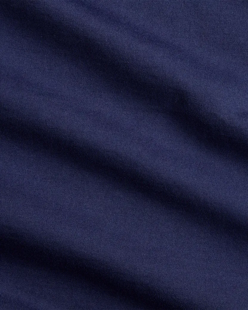 Polo Ralph Lauren Big en Tall overhemd donkerblauw katoen jersey