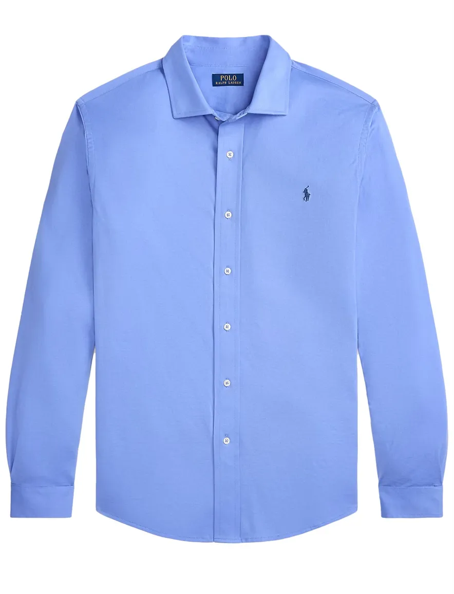 Polo Ralph Lauren big en tall overhemd blauw katoen