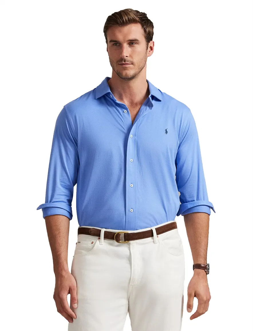 Polo Ralph Lauren overhemd blauw big en tall