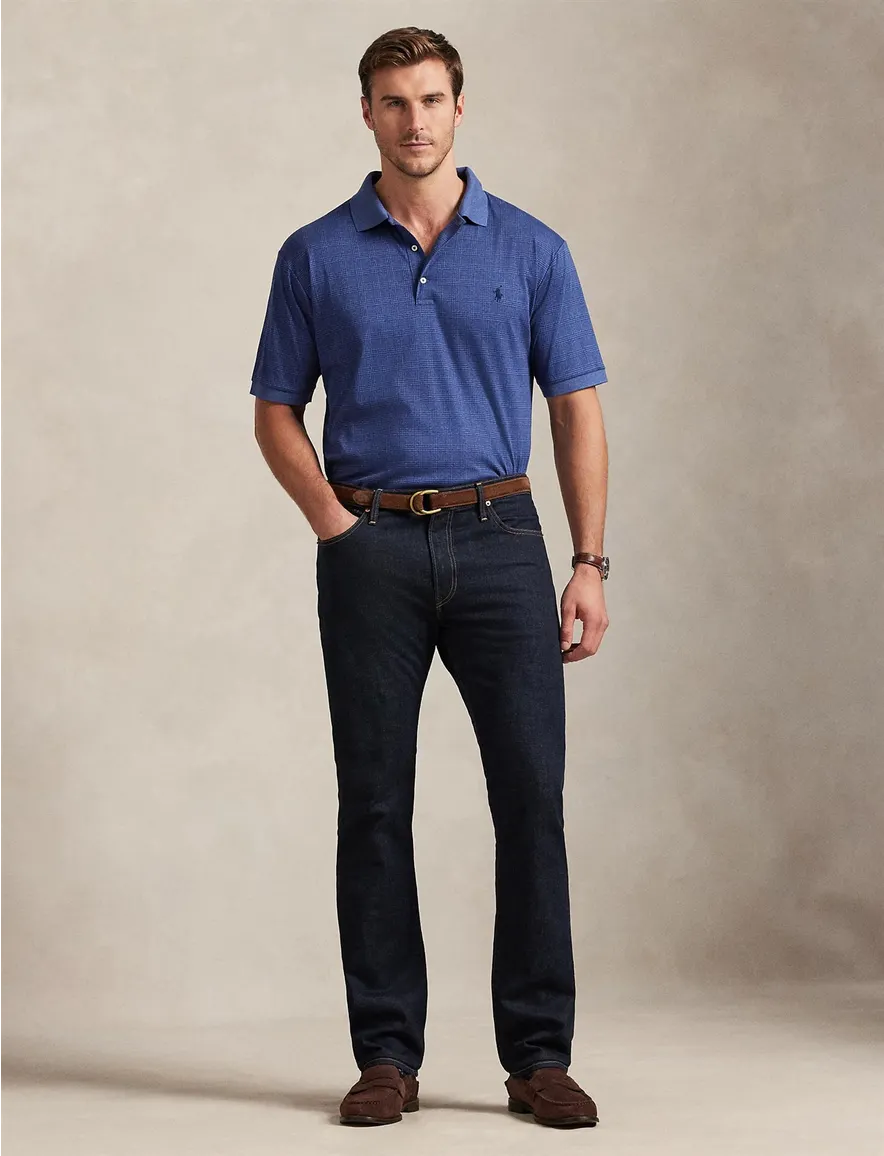 Polo Ralph Lauren polo Big & Tall blauw geprint