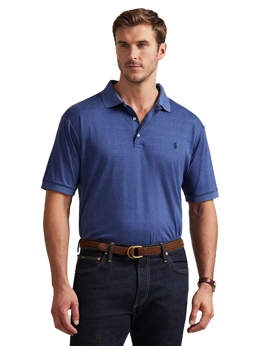 Polo Ralph Lauren polo Big & Tall blauw geprint