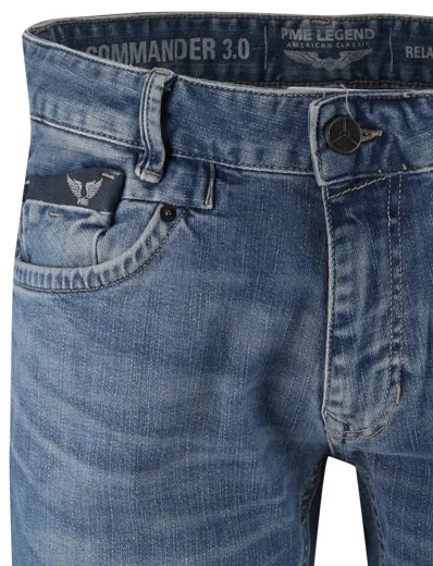 PME Legend Commander 3.0 blauwe jeans