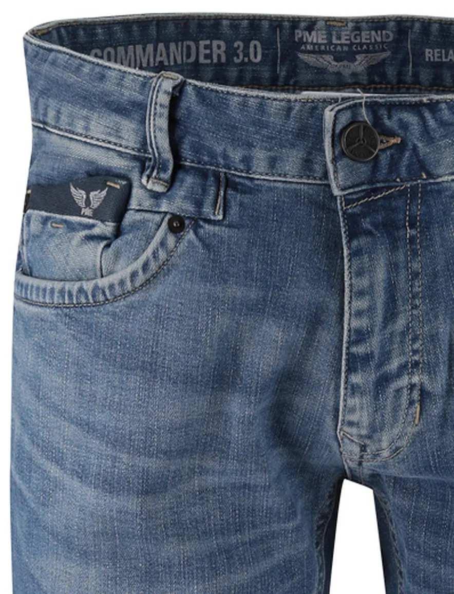 PME Legend Commander 3.0 blauwe jeans
