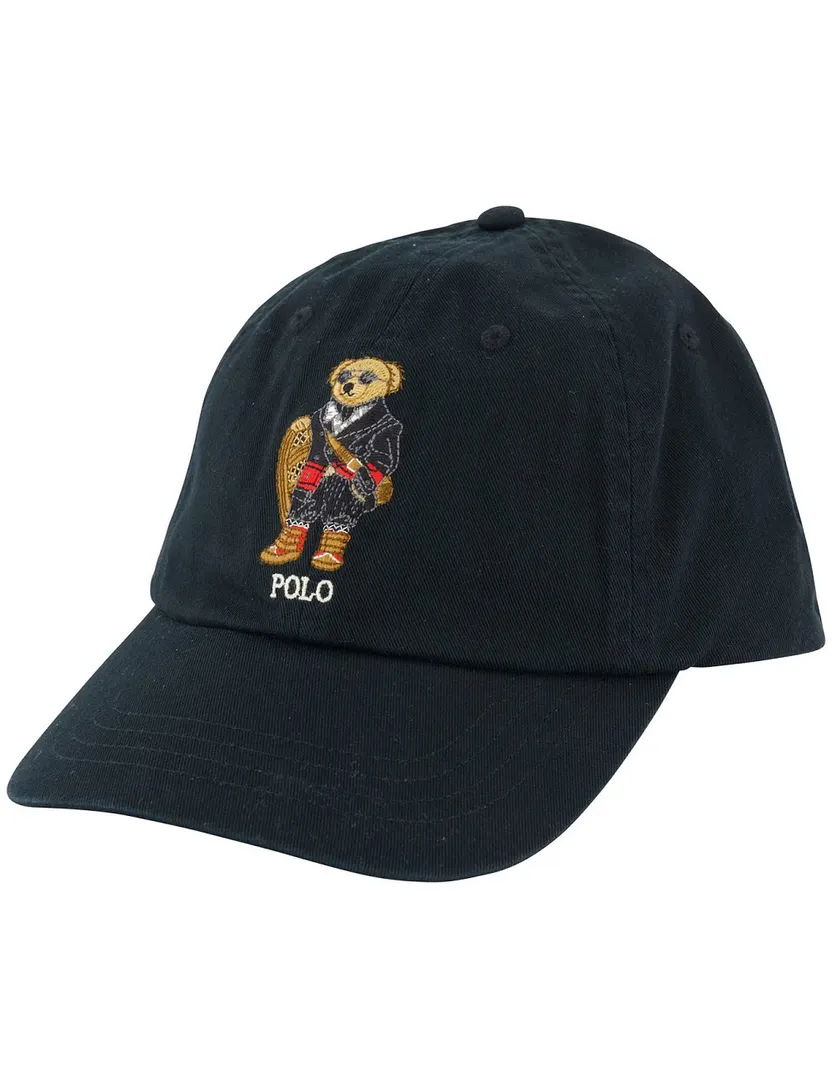 pet Polo Ralph Lauren Bear zwart katoen