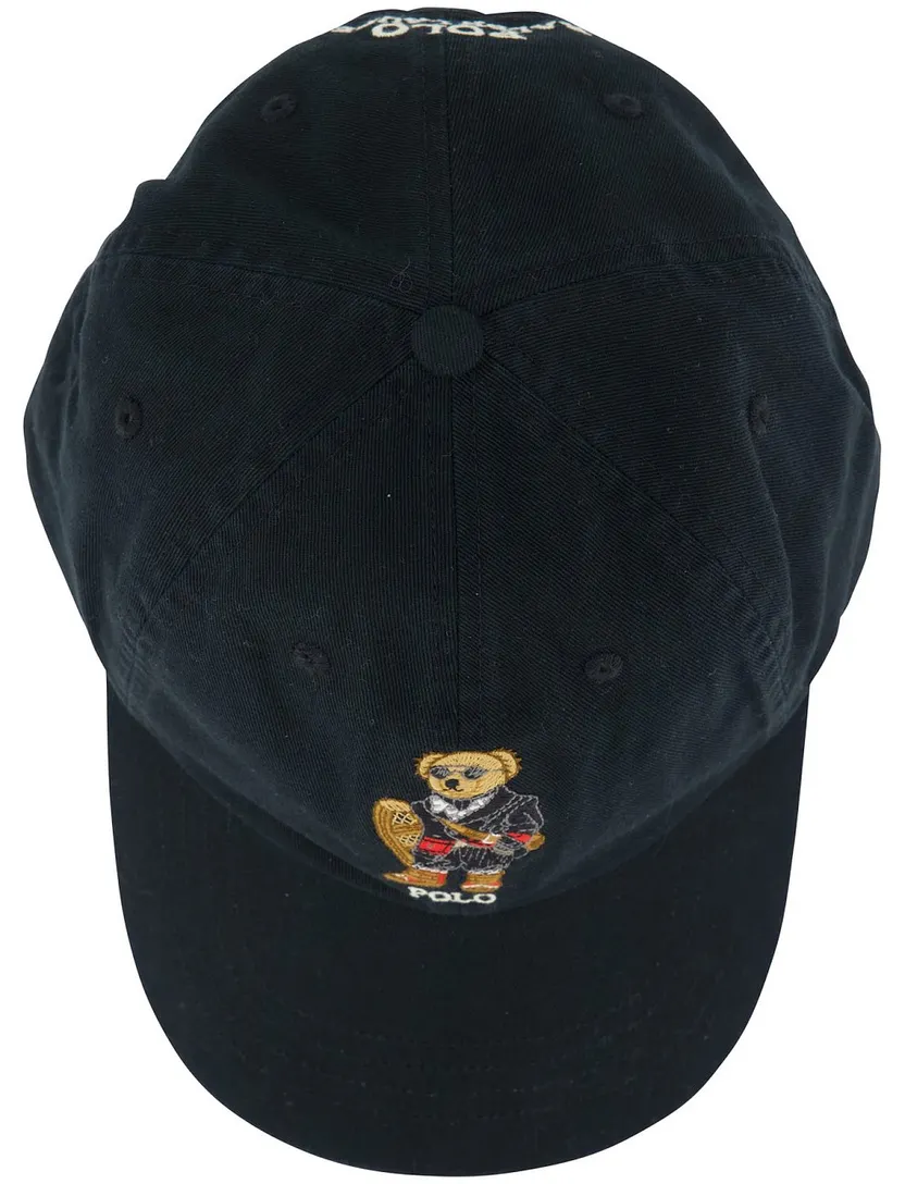 pet Polo Ralph Lauren Bear zwart katoen