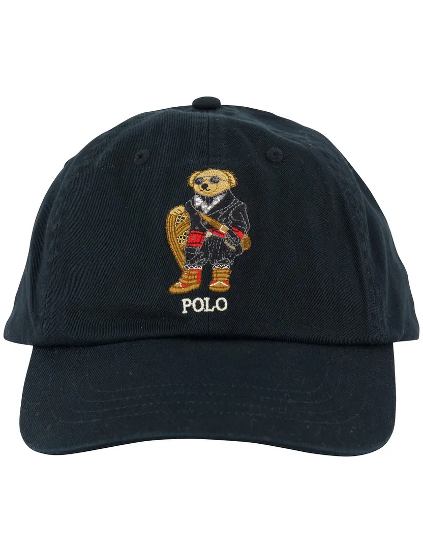pet Polo Ralph Lauren Bear zwart katoen