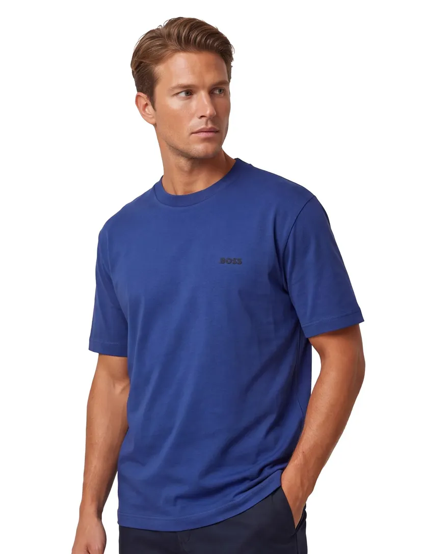 BOSS Green Tee t-shirt donkerblauw