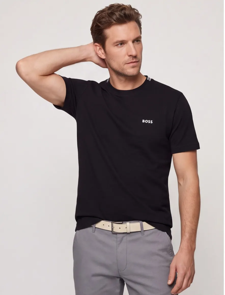 T-shirts BOSS donkerblauw