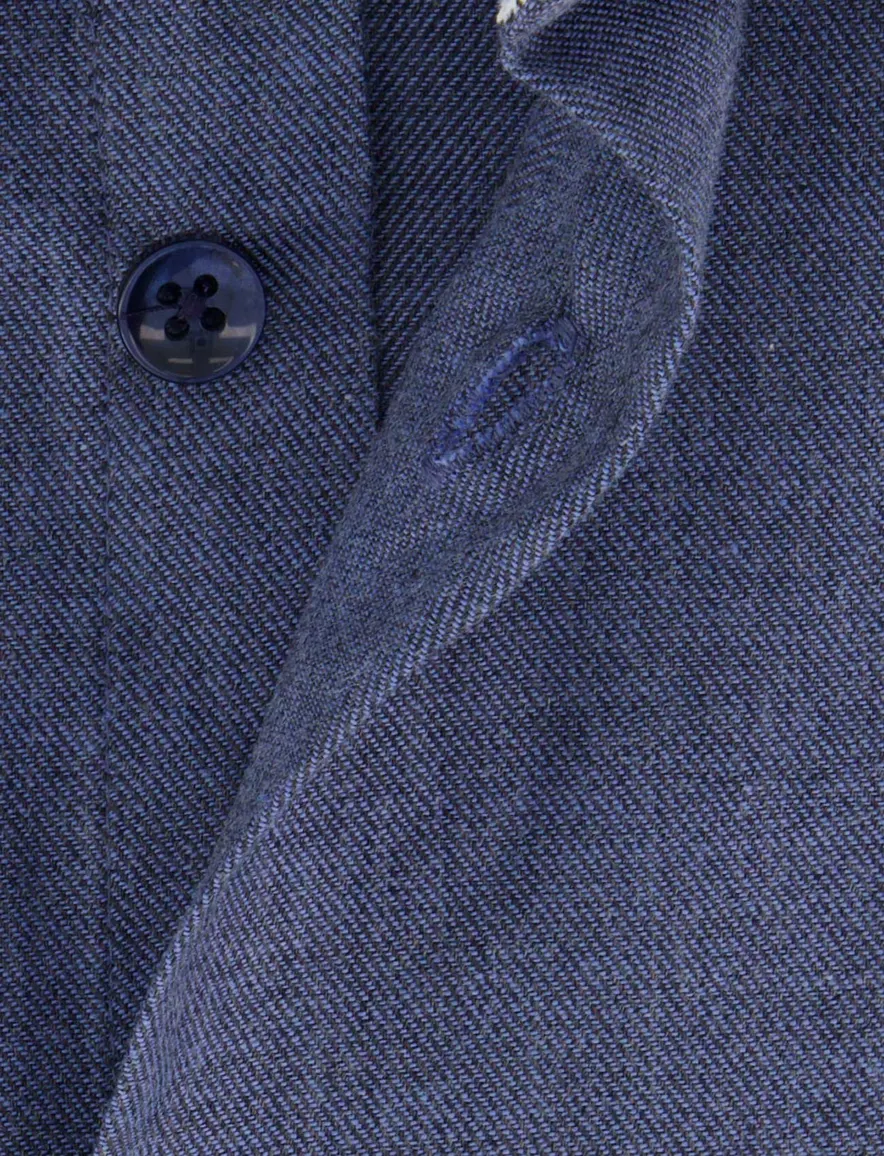 Ledûb overhemd ml 7 blauw