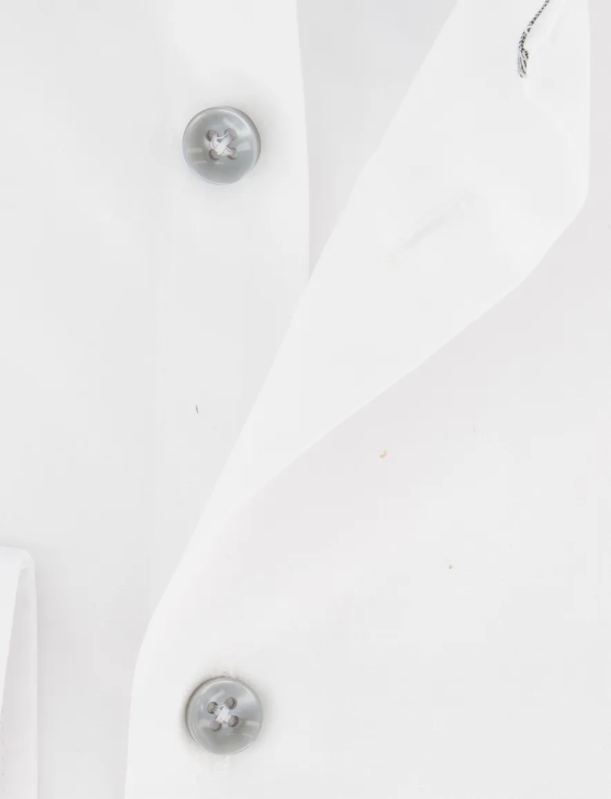 Ledub overhemd modern fit wit