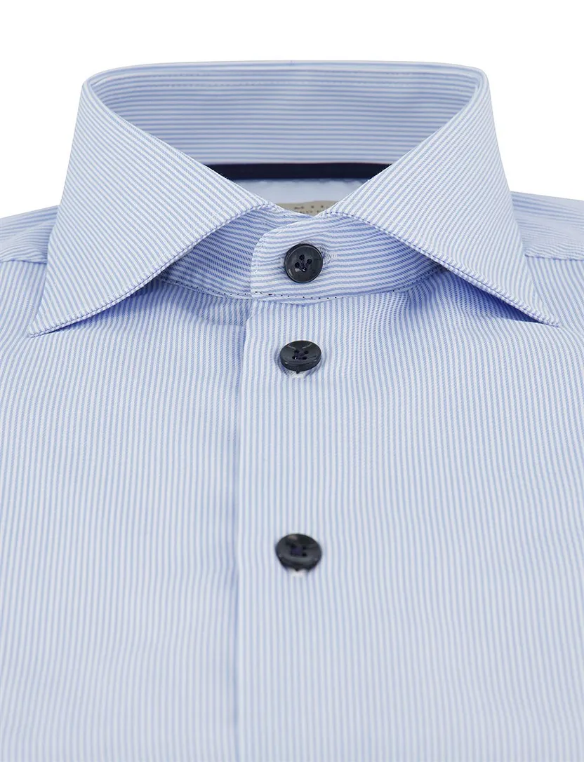 business overhemd John Miller Tailored Fit lichtblauw