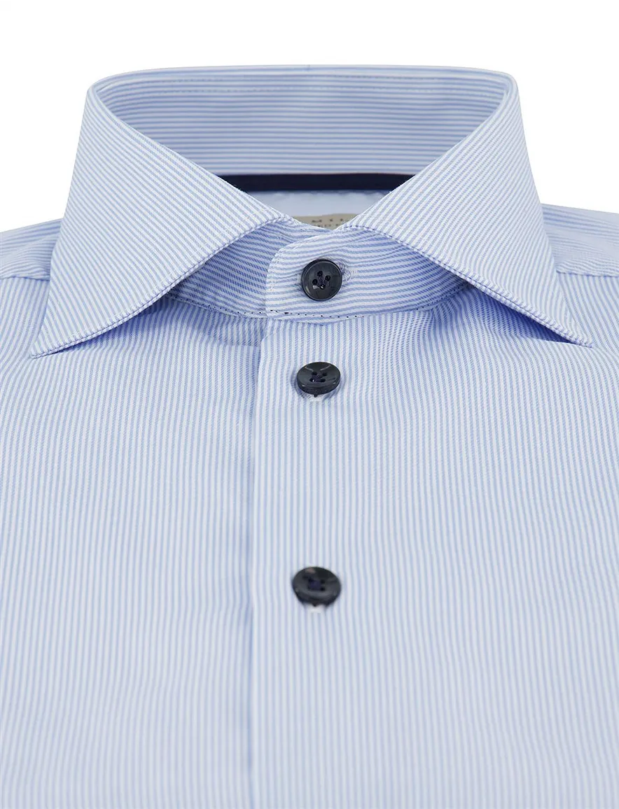 John Miller Tailored Fit business overhemd lichtblauw