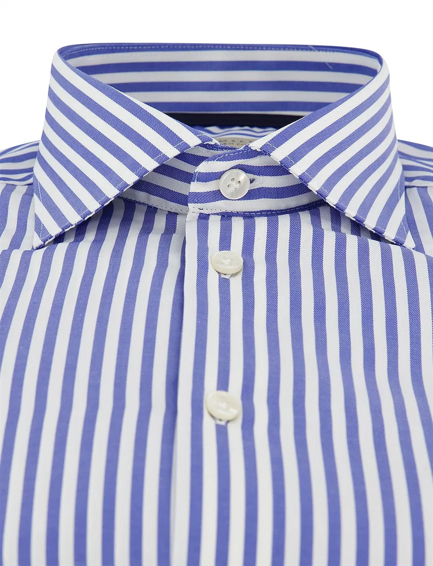 John Miller overhemd blauw gestreept