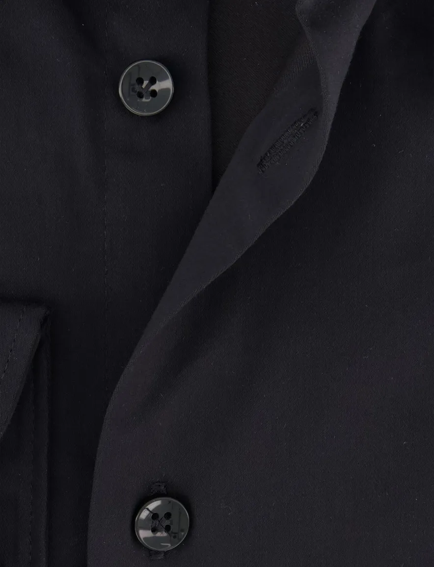 Overhemd John Miller Tailored Fit ml 5 zwart