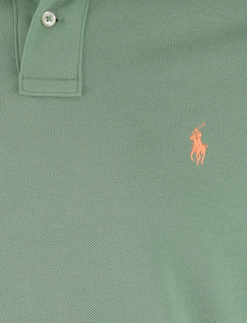 Polo Ralph Lauren poloshirt effen groen korte mouw