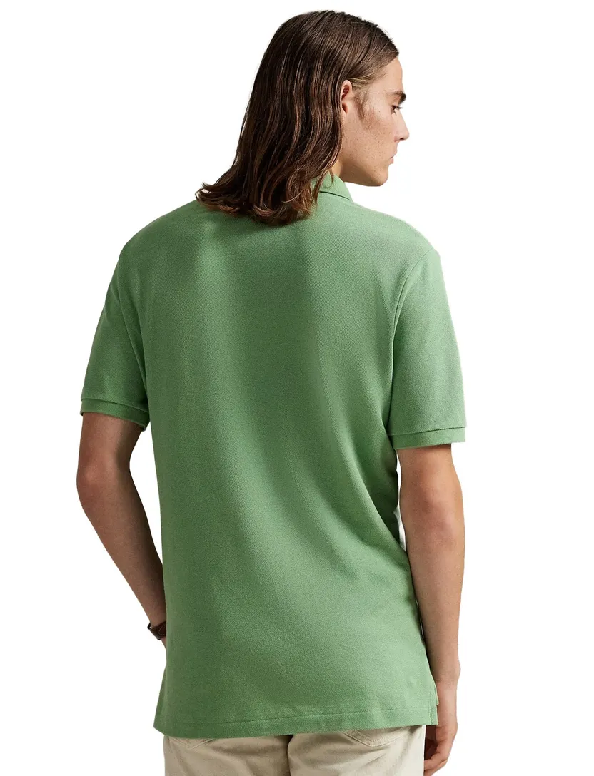Polo Ralph Lauren poloshirt effen groen korte mouw