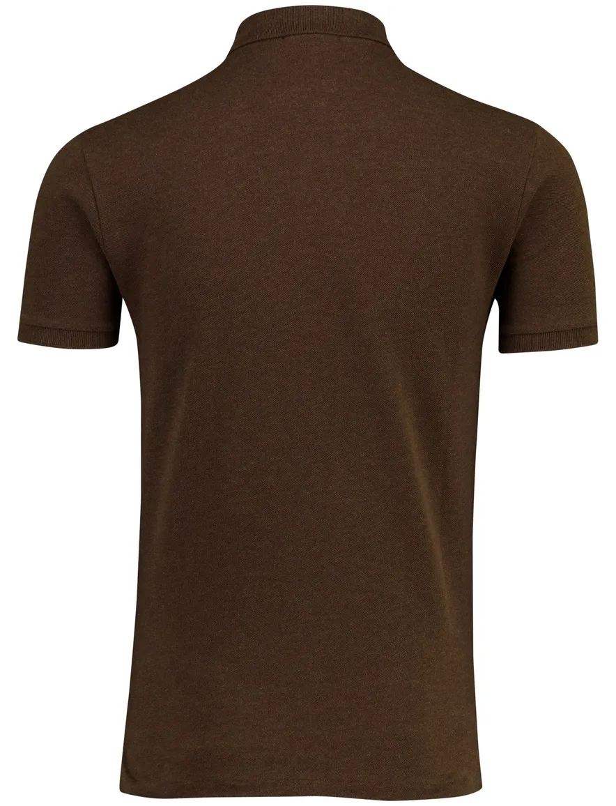 Polo Ralph Lauren poloshirt slim fit bruin pique