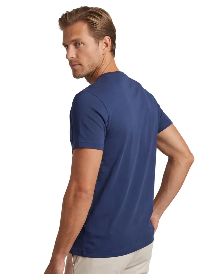 Polo Ralph Lauren normale fit t-shirt blauw effen