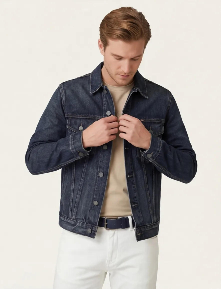 Polo Ralph Lauren Zomerjas donkerblauw denim