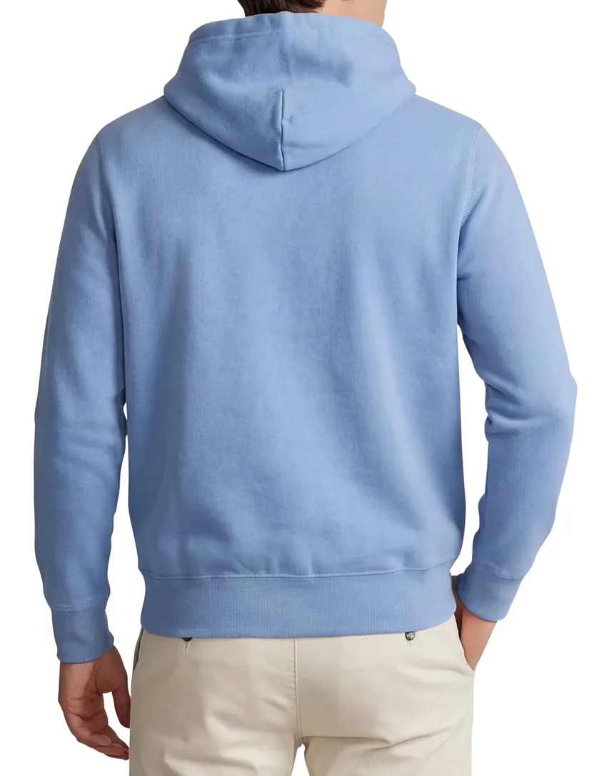 Polo Ralph Lauren hoodie katoen effen blauw normale fit