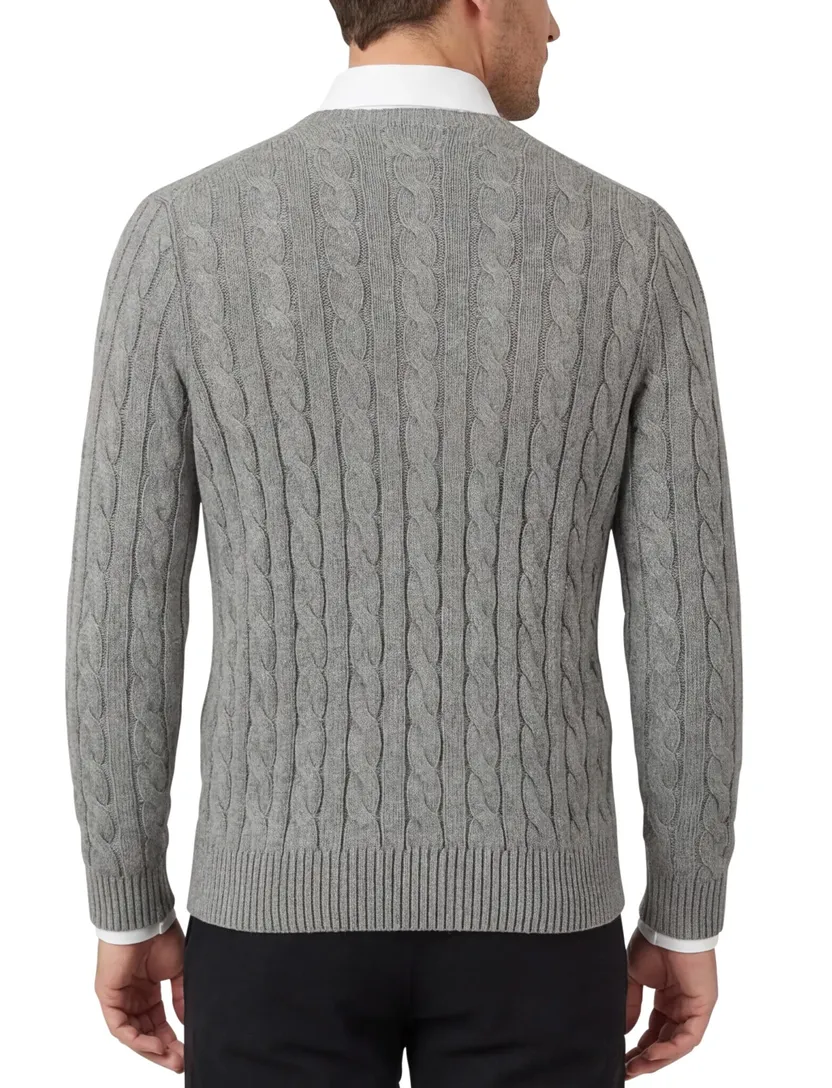 Polo Ralph Lauren trui normale fit effen grijs