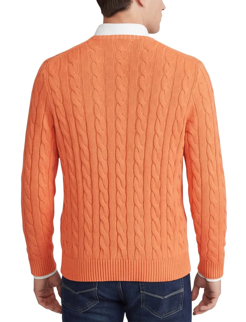 Polo Ralph Lauren trui normale fit effen oranje