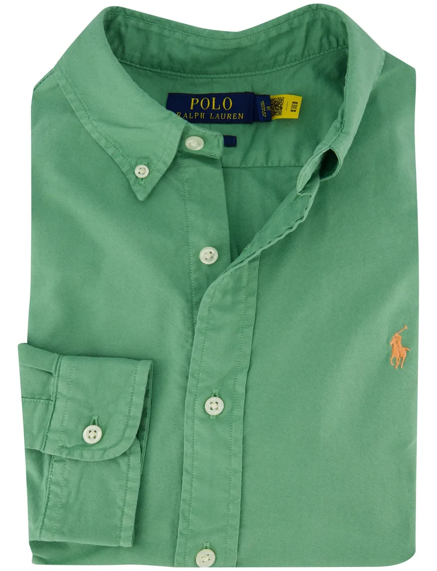 Casual overhemd Polo Ralph Lauren groen katoen