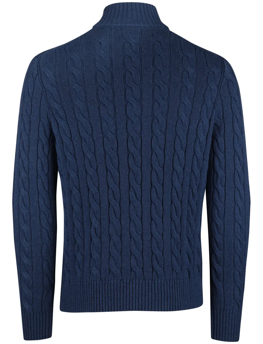 Polo Ralph Lauren trui half zip donkerblauw