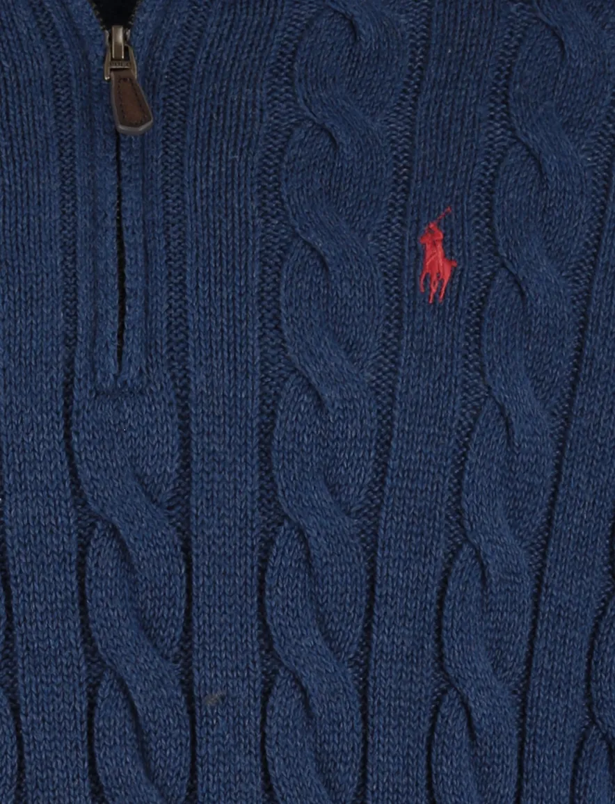 Polo Ralph Lauren trui half zip donkerblauw