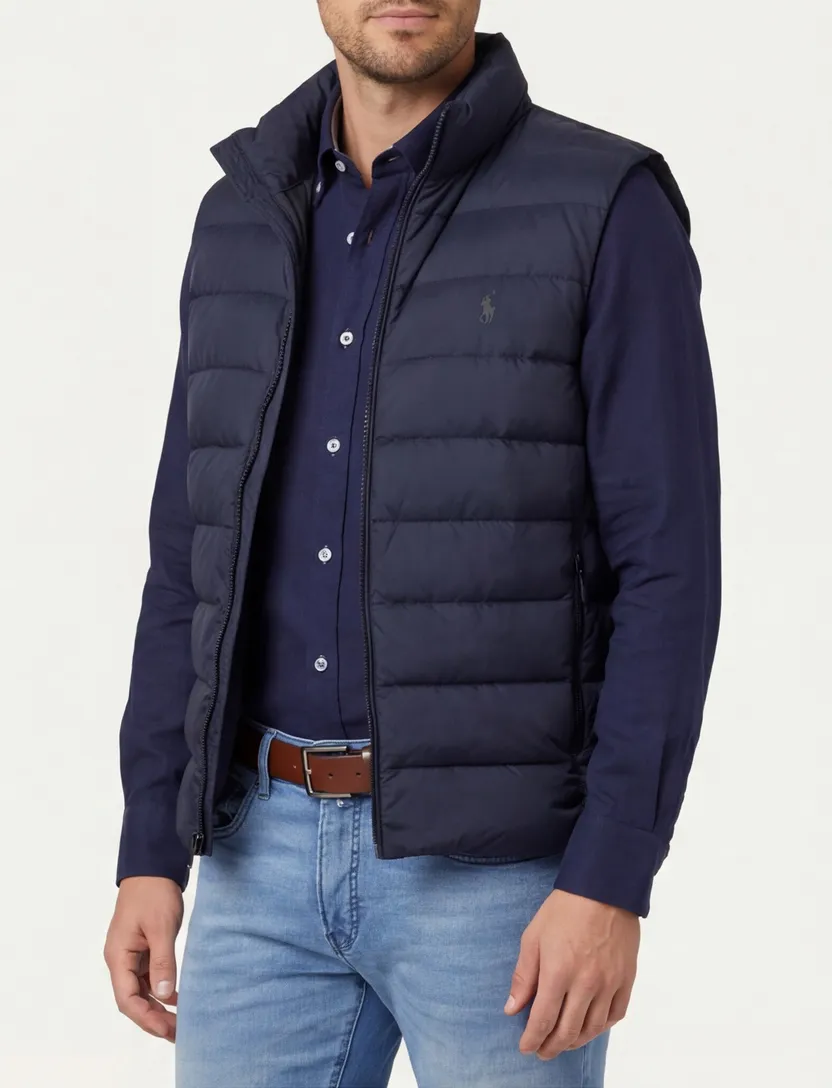 Polo ralph lauren bodywarmer navy polyester