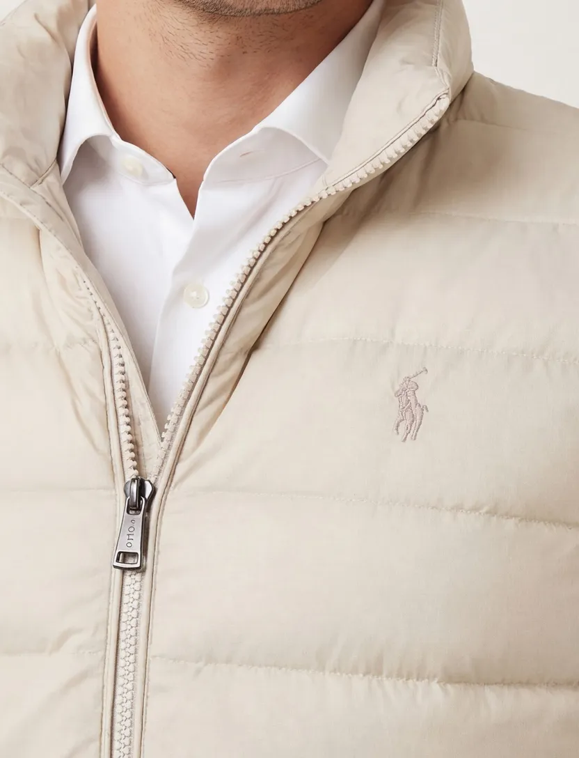 Polo ralph lauren bodywarmer beige polyester