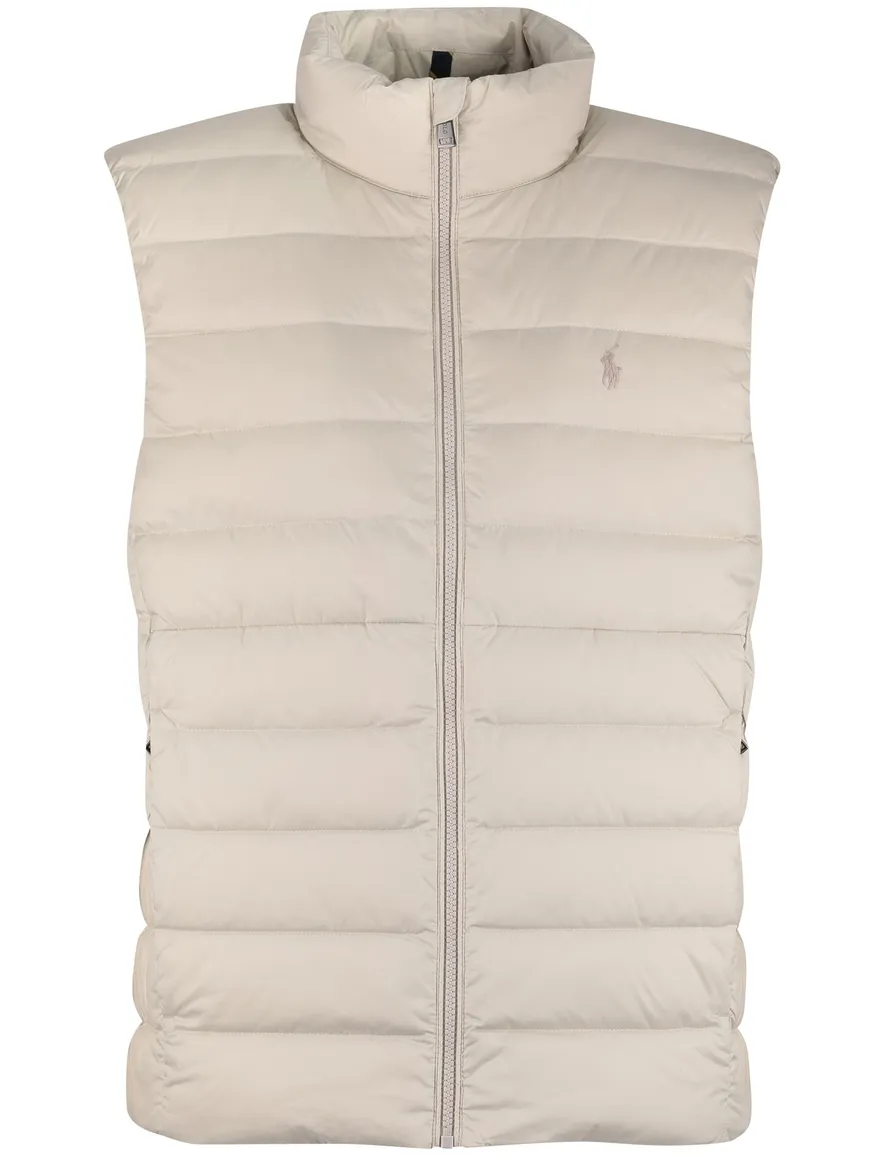 Polo ralph lauren bodywarmer beige effen