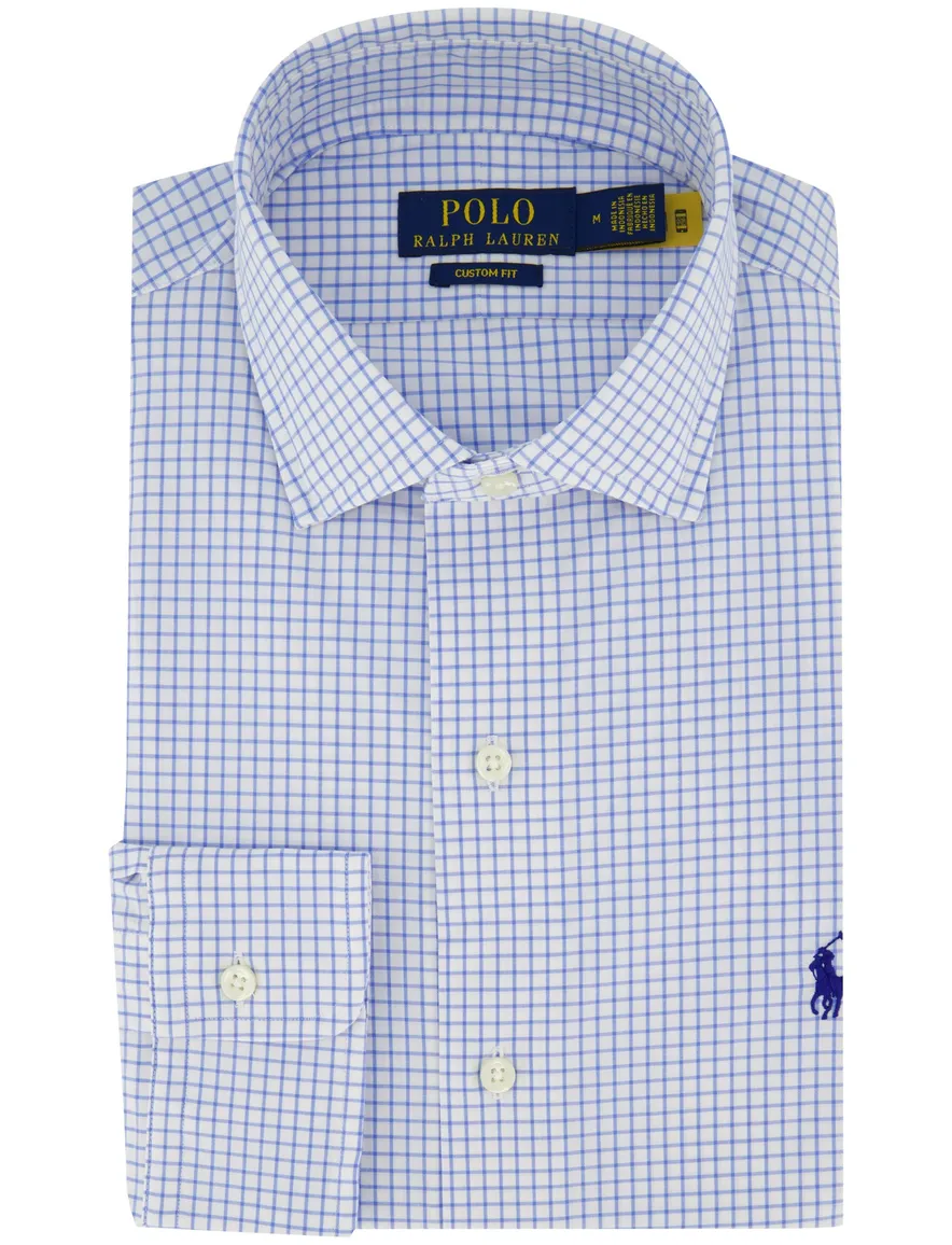 Polo Ralph Lauren overhemd wit blauw