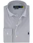 Overhemd Polo Ralph Lauren Custom Fit wit navy geruit katoen