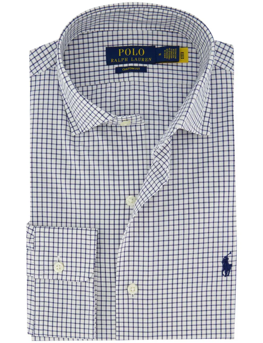 Polo Ralph Lauren overhemd ml 5 wit navy
