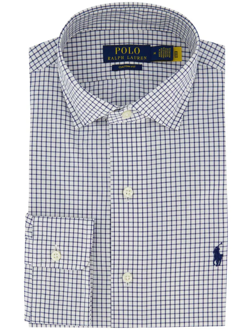 Polo Ralph Lauren overhemd ml 5 wit navy