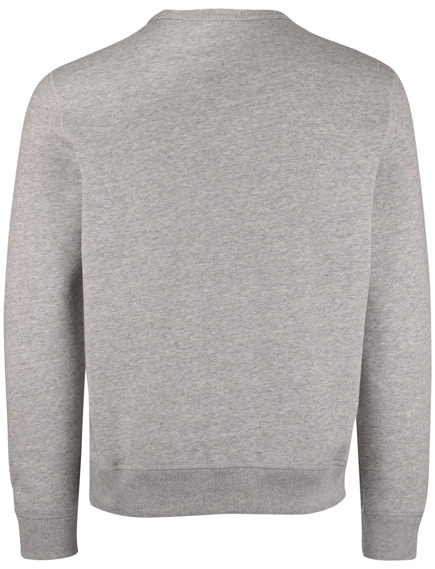Polo Ralph Lauren Bear trui met opdruk grijs