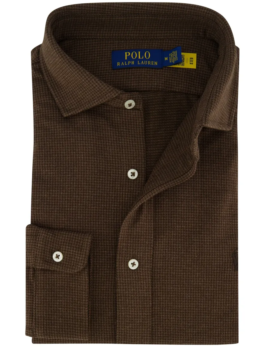Polo Ralph Lauren overhemd bruin geprint