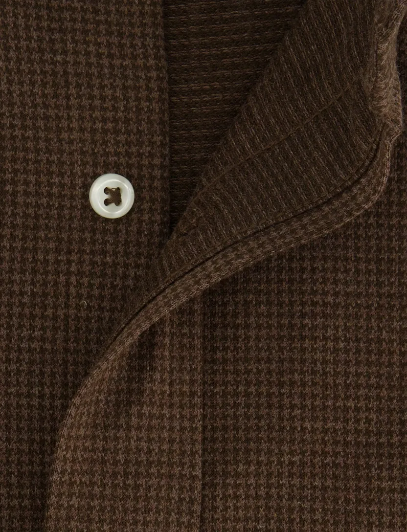 Polo Ralph Lauren bruin geprint overhemd katoen