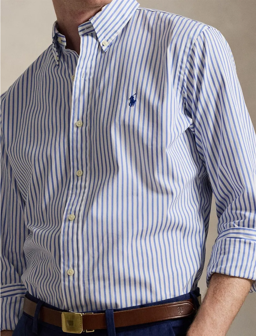 Polo Ralph Lauren overhemd wit blauw