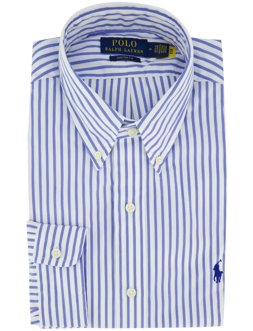Polo Ralph Lauren overhemd wit blauw