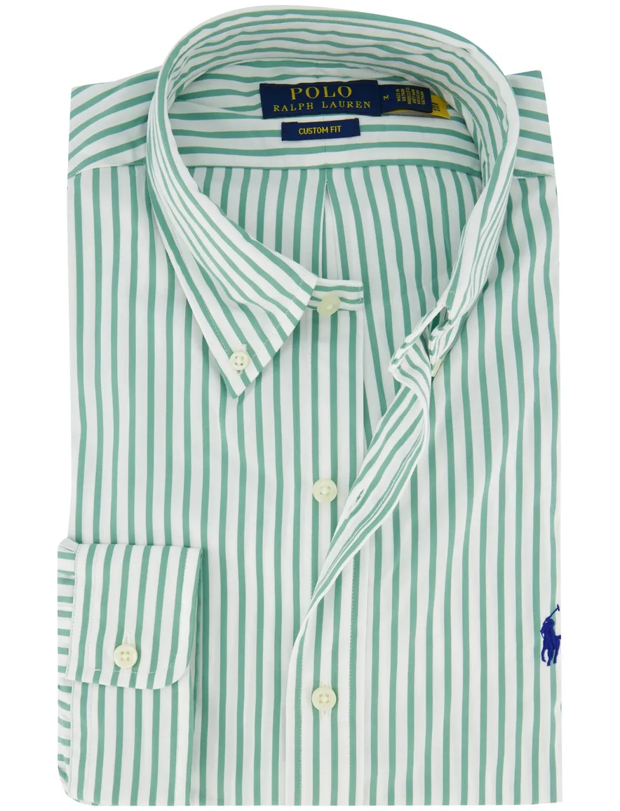Polo Ralph Lauren overhemd ml 5 wit groen