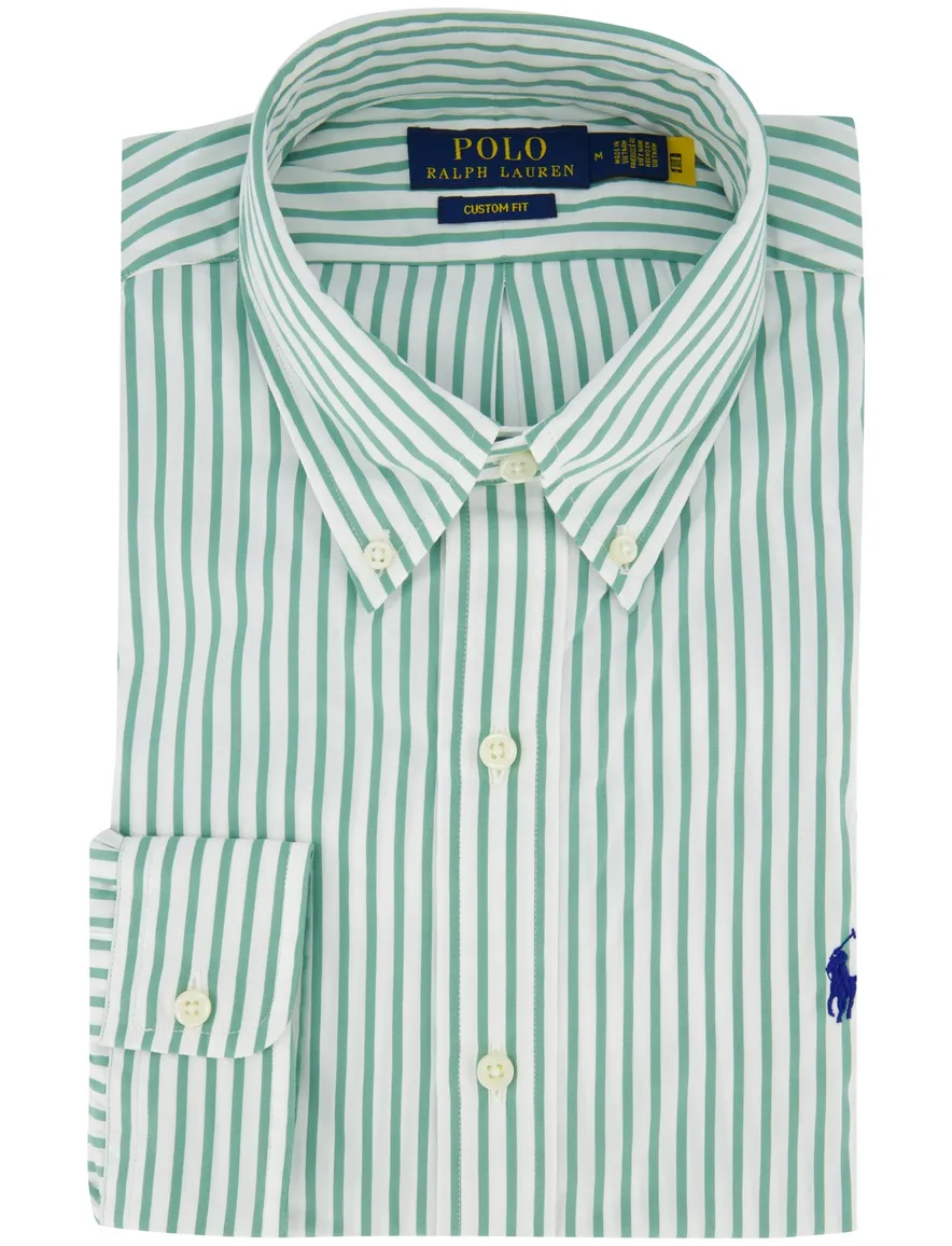 Polo Ralph Lauren overhemd ml 5 wit groen