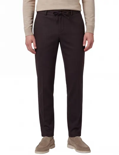 Zuitable Bruine chino Zuitable elastische band mix en match